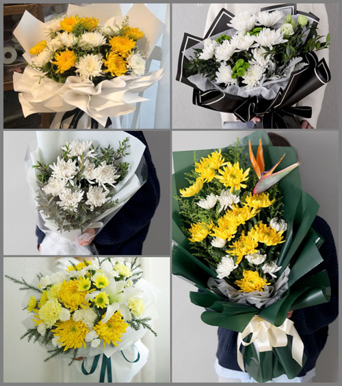 福建三明大田县桃源镇桃林村白事花束代送